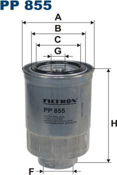 Filtron PP855 - Filtro carburante www.autoricambit.com