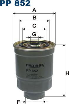 Filtron PP852 - Filtro carburante www.autoricambit.com