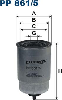 Filtron PP861/5 - Filtro carburante www.autoricambit.com