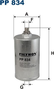 Filtron PP834 - Filtro carburante www.autoricambit.com