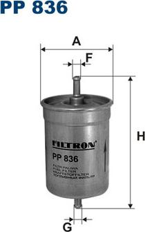 Filtron PP836 - Filtro carburante www.autoricambit.com