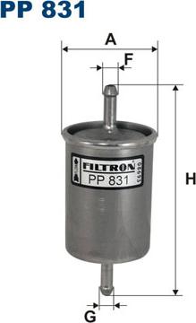 Filtron PP831 - Filtro carburante www.autoricambit.com