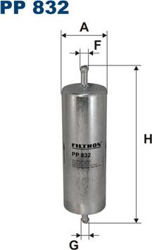 Filtron PP832 - Filtro carburante www.autoricambit.com