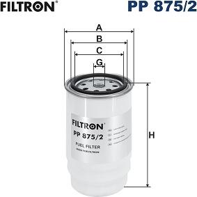 Filtron PP 875/2 - Filtro carburante www.autoricambit.com