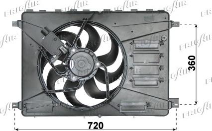 Frigair 0505.2027 - Ventola, Raffreddamento motore www.autoricambit.com