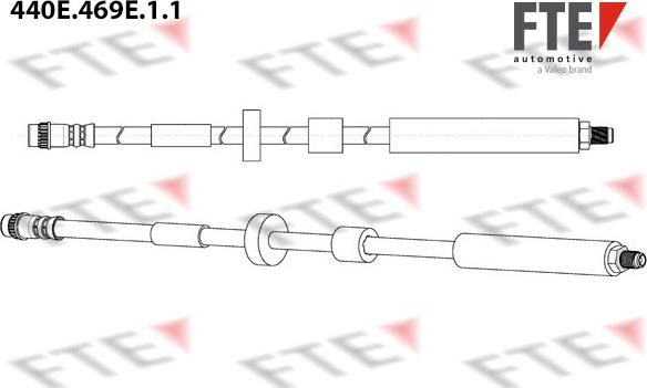FTE 440E.469E.1.1 - Flessibile del freno www.autoricambit.com