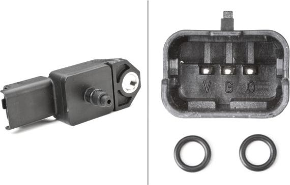 HELLA 6PP 009 400-521 - Sensor MAP, pressione del collettore di aspirazione www.autoricambit.com