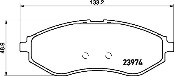 HELLA 8DB 355 028-121 - Kit pastiglie freno, Freno a disco www.autoricambit.com