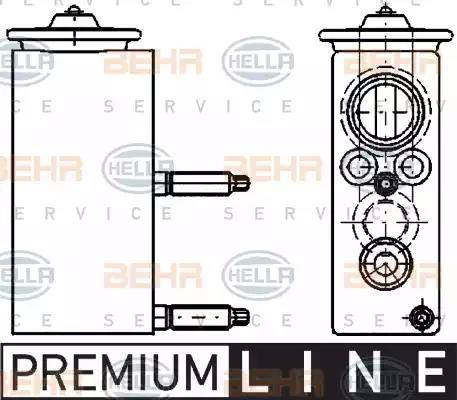 HELLA 8UW 351 234-421 - Valvola ad espansione, Climatizzatore www.autoricambit.com