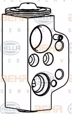 HELLA 8UW 351 234-561 - Valvola ad espansione, Climatizzatore www.autoricambit.com