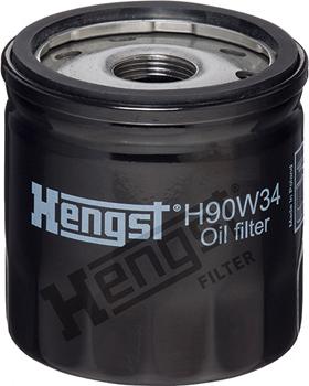Hengst Filter H90W34 - Filtro olio www.autoricambit.com