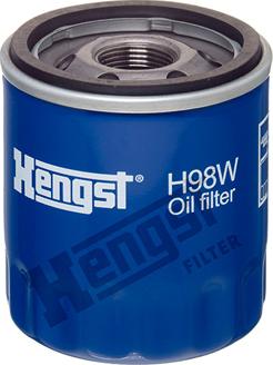 Hengst Filter H98W - Filtro olio www.autoricambit.com