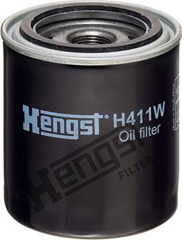 Hengst Filter H411W - Filtro olio www.autoricambit.com