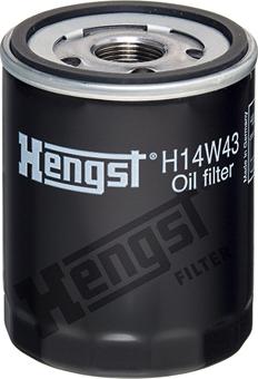 Hengst Filter H14W43 - Filtro olio www.autoricambit.com