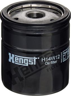 Hengst Filter H14W12 - Filtro olio www.autoricambit.com