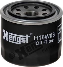 Hengst Filter H16W03 - Filtro olio www.autoricambit.com