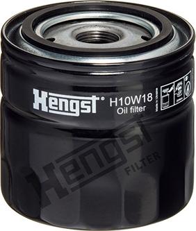 Hengst Filter H10W18 - Filtro olio www.autoricambit.com