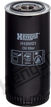 Hengst Filter H18W01 - Filtro olio www.autoricambit.com