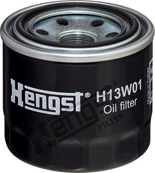Hengst Filter H13W01 - Filtro olio www.autoricambit.com