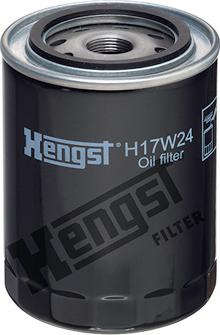 Hengst Filter H17W24 - Filtro olio www.autoricambit.com
