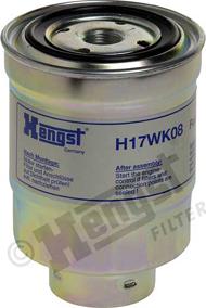Hengst Filter H17WK08 - Filtro carburante www.autoricambit.com