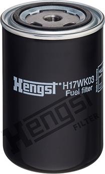 Hengst Filter H17WK03 - Filtro carburante www.autoricambit.com