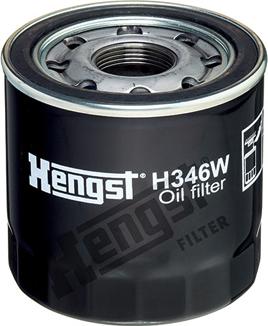 Hengst Filter H346W - Filtro olio www.autoricambit.com