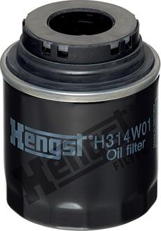 Hengst Filter H314W01 - Filtro olio www.autoricambit.com