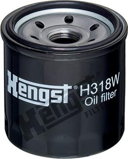 Hengst Filter H318W - Filtro olio www.autoricambit.com