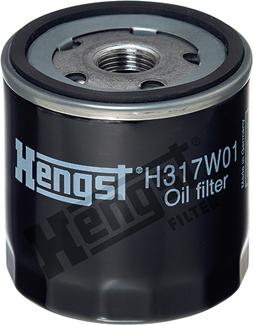 Hengst Filter H317W01 - Filtro olio www.autoricambit.com
