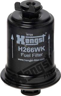 Hengst Filter H266WK - Filtro carburante www.autoricambit.com