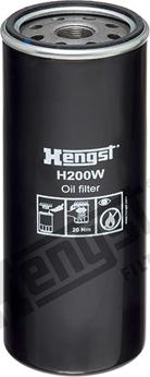 Hengst Filter H200W - Filtro olio www.autoricambit.com
