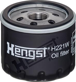 Hengst Filter H221W - Filtro olio www.autoricambit.com