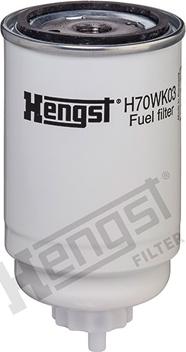 Hengst Filter H70WK03 - Filtro carburante www.autoricambit.com
