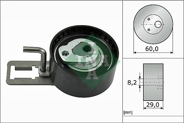 INA 531 0883 10 - Rullo tenditore, Cinghia dentata www.autoricambit.com