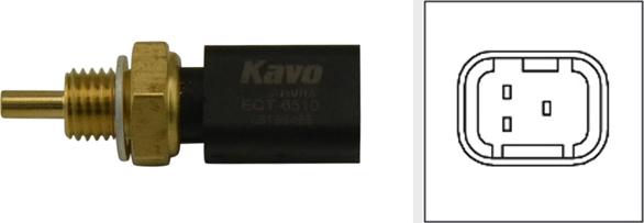 Kavo Parts ECT-6510 - Sensore, Temperatura refrigerante www.autoricambit.com