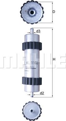 KNECHT KL 1102 - Filtro carburante www.autoricambit.com