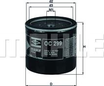 KNECHT OC 299 - Filtro olio www.autoricambit.com