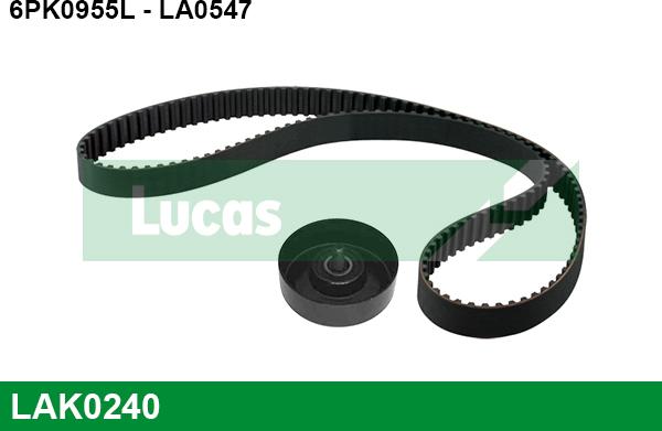 LUCAS LAK0240 - Kit Cinghie Poly-V www.autoricambit.com