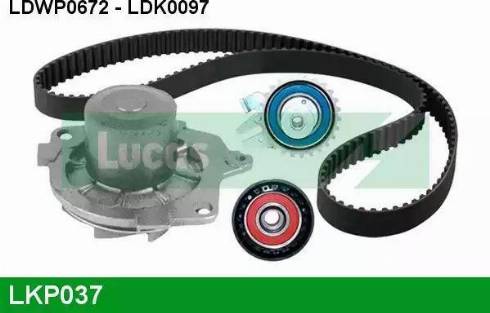 Lucas Engine Drive LKP037 - Pompa acqua + Kit cinghie dentate www.autoricambit.com