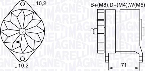 Magneti Marelli 063534681240 - Alternatore www.autoricambit.com