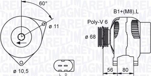 Magneti Marelli 063730033010 - Alternatore www.autoricambit.com