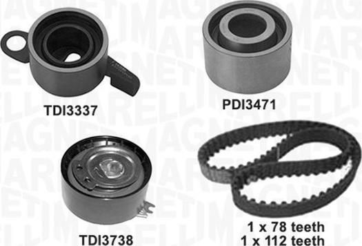 Magneti Marelli 341305960000 - Kit cinghie dentate www.autoricambit.com