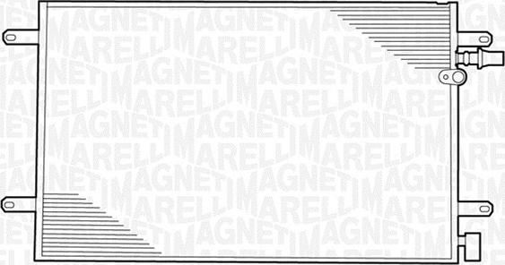 Magneti Marelli 350203229000 - Condensatore, Climatizzatore www.autoricambit.com