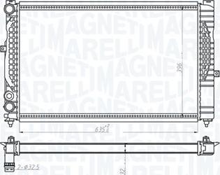 Magneti Marelli 350213712000 - Radiatore, Raffreddamento motore www.autoricambit.com