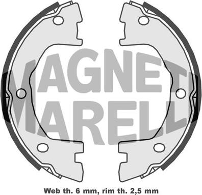 Magneti Marelli 360219198302 - Ganascia freno www.autoricambit.com