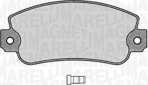 Magneti Marelli 363916060212 - Kit pastiglie freno, Freno a disco www.autoricambit.com