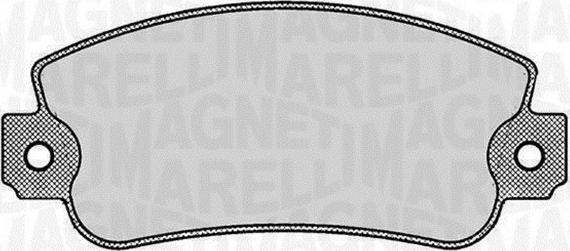 Magneti Marelli 363916060237 - Kit pastiglie freno, Freno a disco www.autoricambit.com