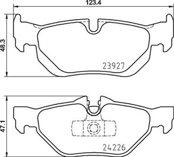 Magneti Marelli 363700406105 - Kit pastiglie freno, Freno a disco www.autoricambit.com