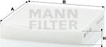 Mann-Filter CU 1835 - Filtro, Aria abitacolo www.autoricambit.com